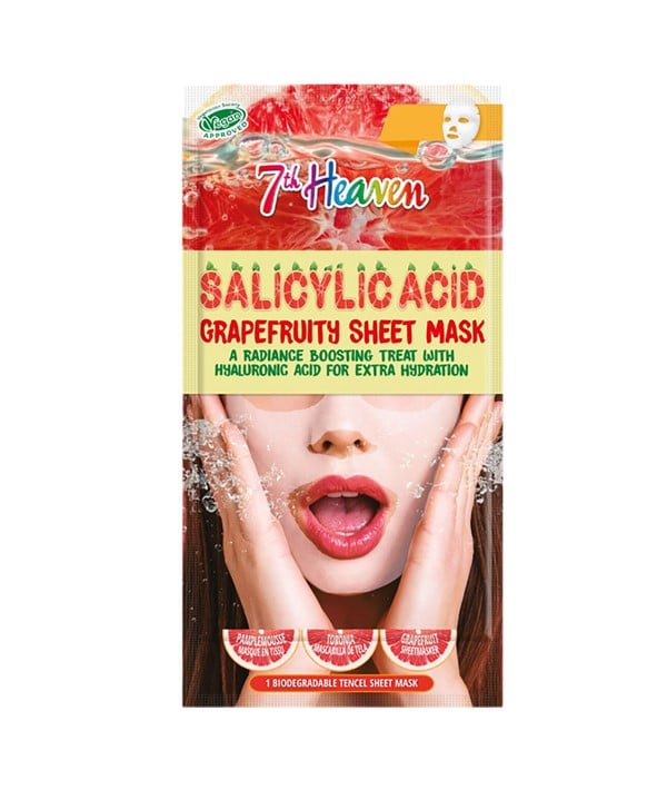 7TH HEAVEN SALICYLIC ACID GRAPEFRUITY SHEET MASK 