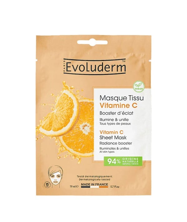 EVOLUDERM VITAMIN C SHEET MASK 