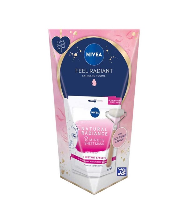 NIVEA FEEL RADIANT SKINCARE REGIME SHEET MASK 