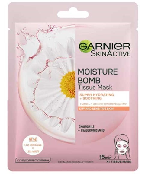 SKIN ACTIVE MOISTURE BOMB SOOTHING TISSUE MASK 