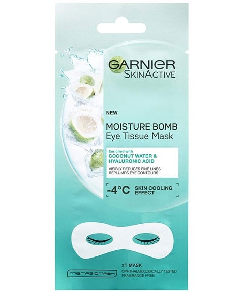 SKIN ACTIVE MOISTURE BOMB EYE TISSUE MASK WITH COCONUT WAT