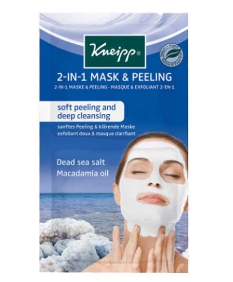 2IN1 MASK AND PEELING WITH DEAD SEA SALT AND MACADAMIA OIL