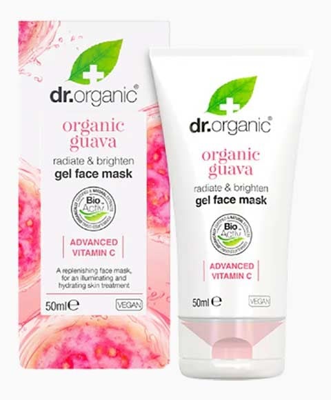 ORGANIC GUAVA RADIATE AND BRIGHTEN GEL FACE MASK 