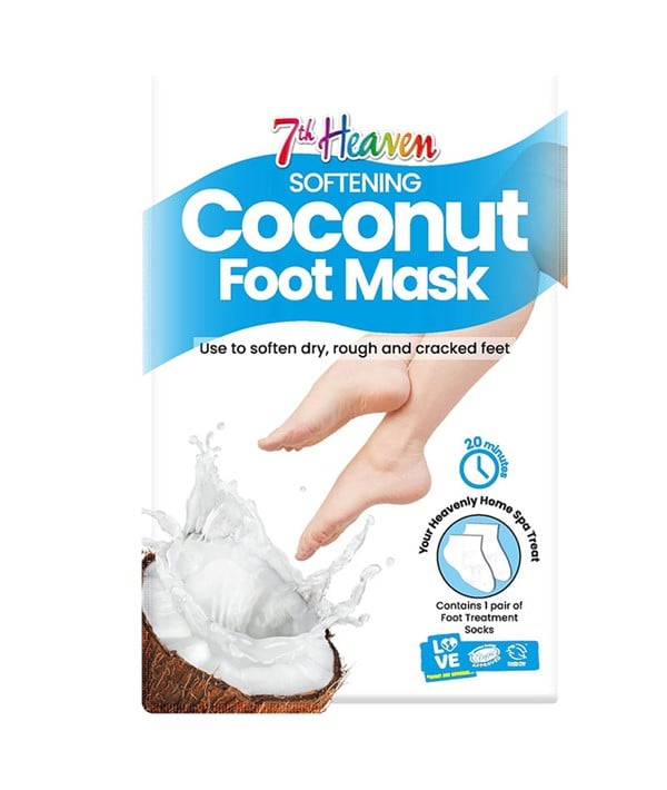 7TH HEAVEN SOFTENING COCONUT FOOT MASK 