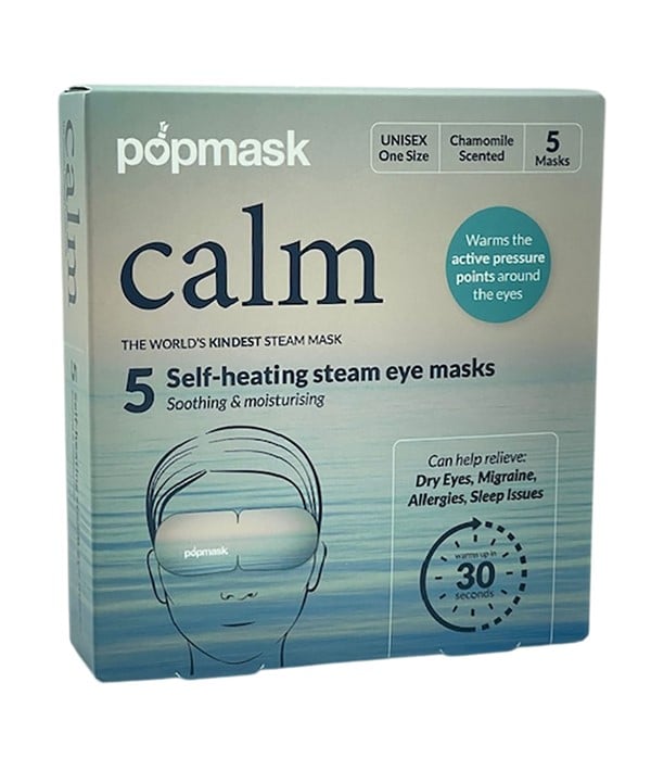 CALM 5 SELF HEATING STEAM EYE MASK 