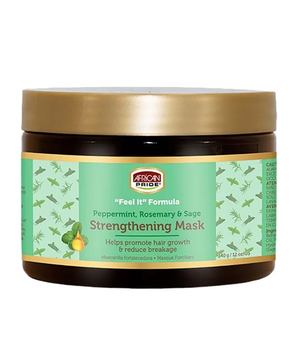 PEPPERMINT ROSEMARY AND SAGE STRENGTHENING MASK 