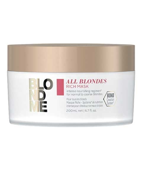 SCHWARZKOPF BLONDE ME ALL BLONDES RICH MASK 