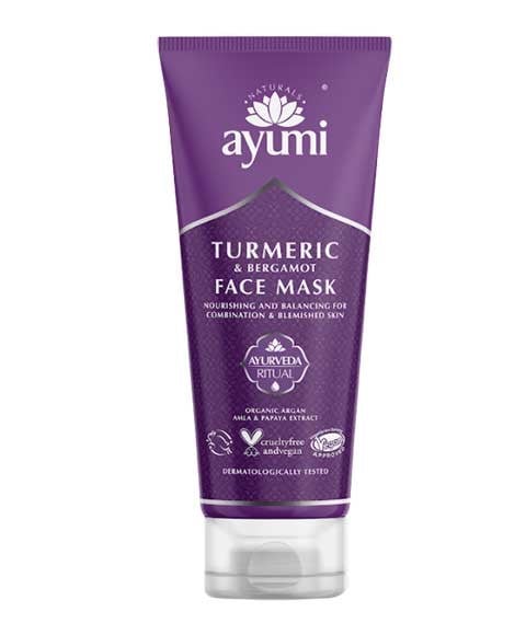 AYUMI NATURALS TURMERIC AND BERGAMOT FACE MASK 