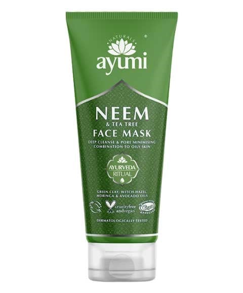 AYUMI NATURALS NEEM AND TEA TREE FACE MASK 