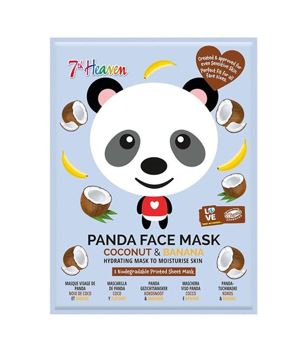 7TH HEAVEN COCONUT AND BANANA PANDA FACE MASK 
