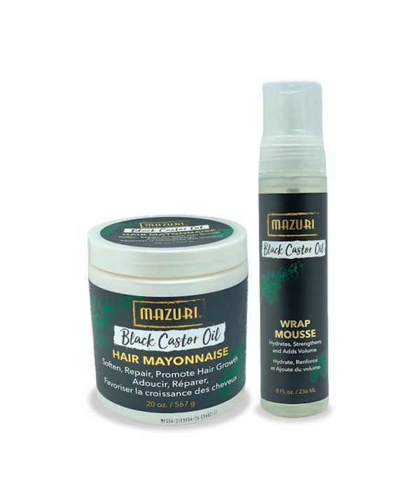 MAZURI HAIR MAYONNAISE BLACK CASTOR OIL HAIR MOISTURISING