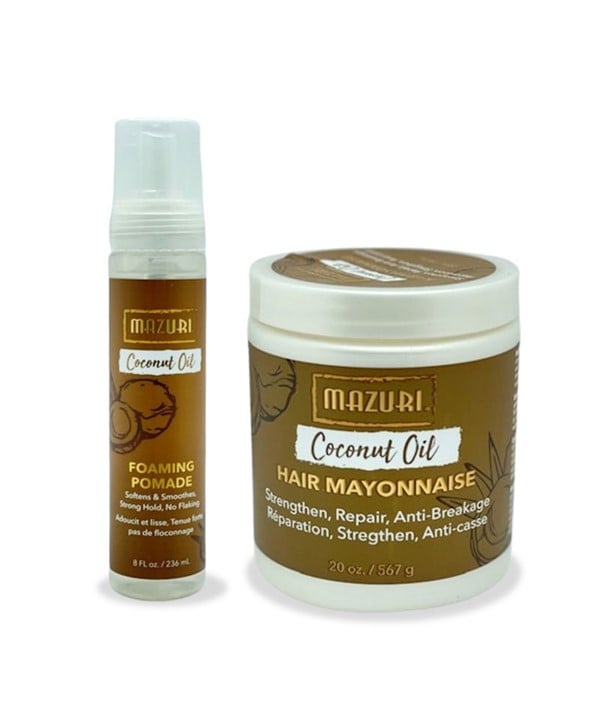 MAZURI HAIR MAYONNAISE COCONUT OIL HAIR MOISTURISING BUNDL