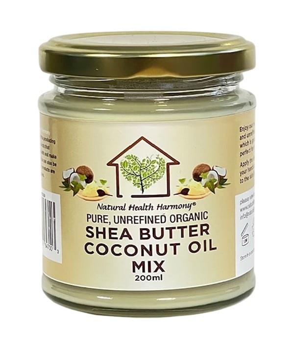 PURE UNREFINED ORGANIC SHEA BUTTER COCONUT OIL MIX 