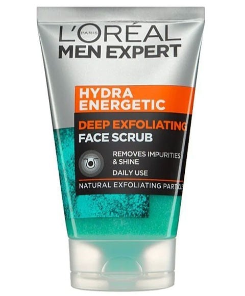 MEN EXPERT HYDRA ENERGETIC DEEP EXFOLIATING FACE SCRUB 