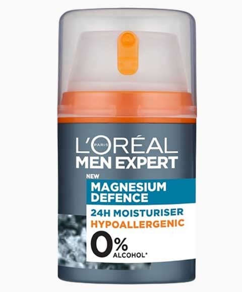 MEN EXPERT MAGNESIUM DEFENCE 24H MOISTURISER 