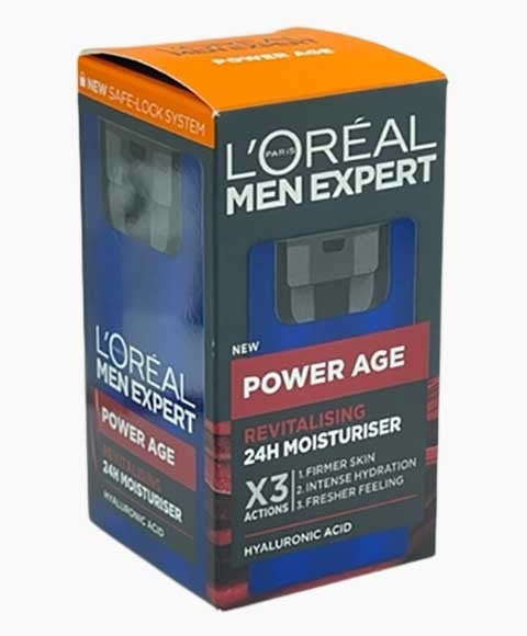 MEN EXPERT POWER AGE REVITALISING 24 H MOISTURISER 