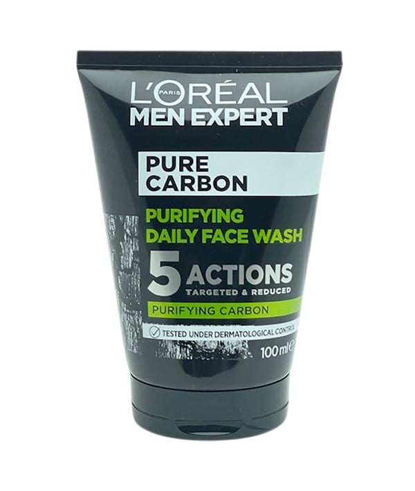 MEN EXPERT PURE CARBON PURIFYING DAILY FACE WASH 