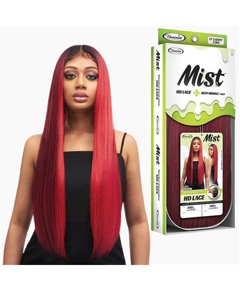 MIST SYNTHETIC ABEL DEEP MIDDLE PART HD LACE WIG 