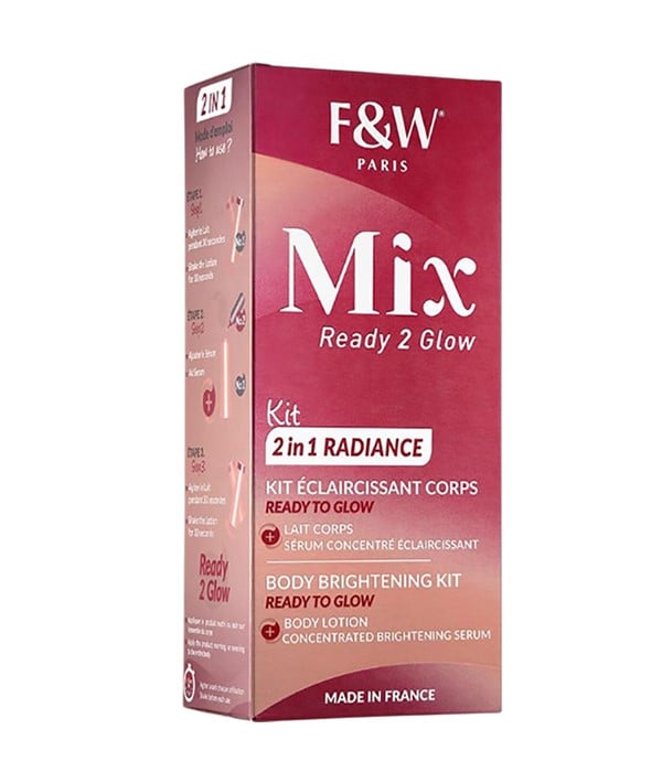 MIX READY TO GLOW 2IN 1 RADIANCE BODY BRIGHTENING KIT 