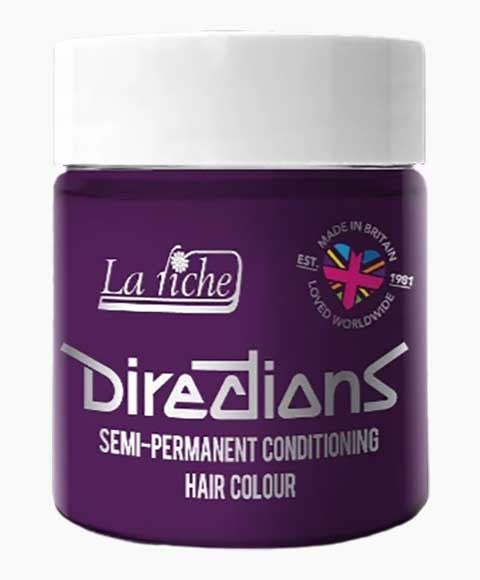DIRECTIONS SEMI PERMANENT CONDITIONING HAIR COLOUR PLUM 