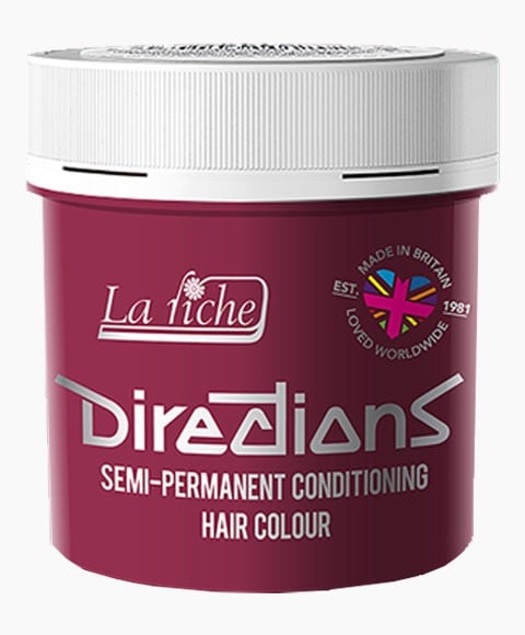 DIRECTIONS SEMI PERMANENT CONDITIONING HAIR COLOUR ROSE RE