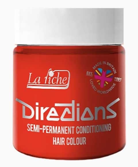 DIRECTIONS SEMI PERMANENT CONDITIONING HAIR COLOR NEON RED