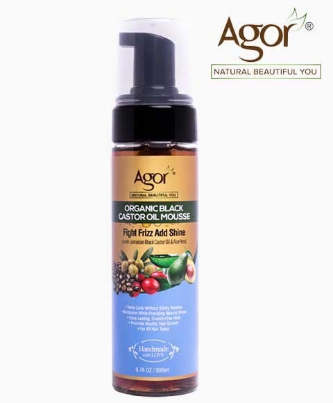 AGOR ORGANIC BLACK CASTOR OIL MOUSSE 