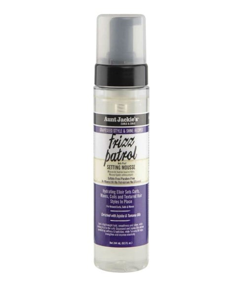 AUNT JACKIES FRIZZ PATROL ANTI POOF SETTING MOUSSE 