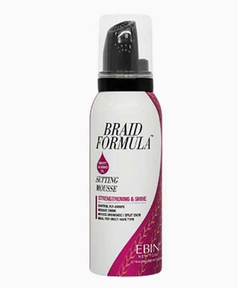 BRAID FORMULA SETTING MOUSSE WITH SWEET ALMOND OIL 