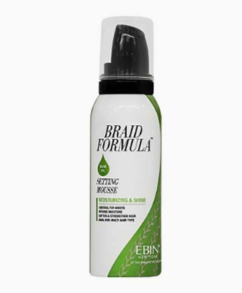 BRAID FORMULA SETTING MOUSSE WITH OLIVE OIL 