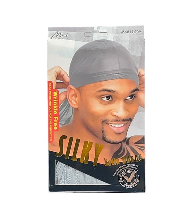MURRY COLLECTION SILKY SATIN DURAG M4811GRY 