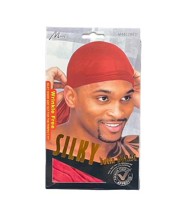 MURRY COLLECTION SILKY SATIN DURAG M4811RED 