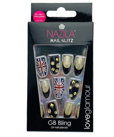 NAIL GLITZ LOVE GLAMOUR GB BLING 