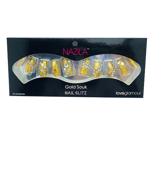 NAIL GLITZ LOVE GLAMOUR GOLD SOUK 