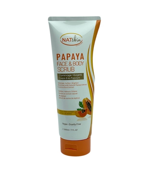 NAT SKIN PAPAYA FACE AND BODY SCRUB 