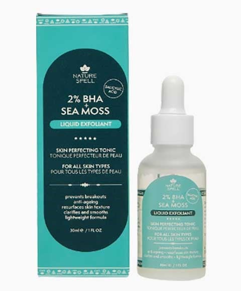 NATURE SPELL BHA AND SEA MOSS LIQUID EXFOLIANT 