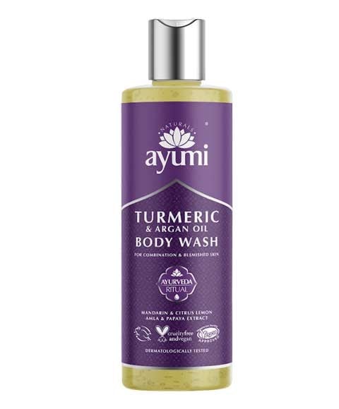 AYUMI NATURALS TURMERIC AND ARGAN OIL BODY WASH 