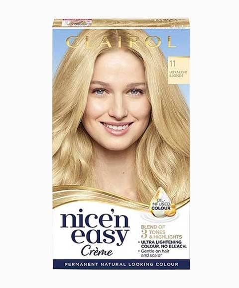 NICE N EASY CREME PERMANENT COLOR 11 ULTRA LIGHT BLONDE 