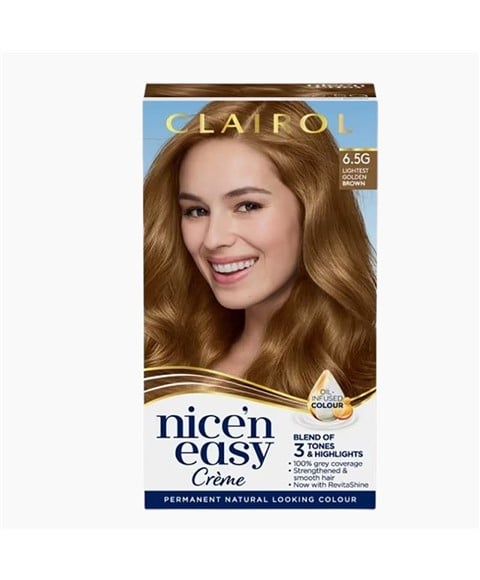NICE N EASY CREME PERMANENT COLOR 65G LIGHTEST GOLDEN BROW