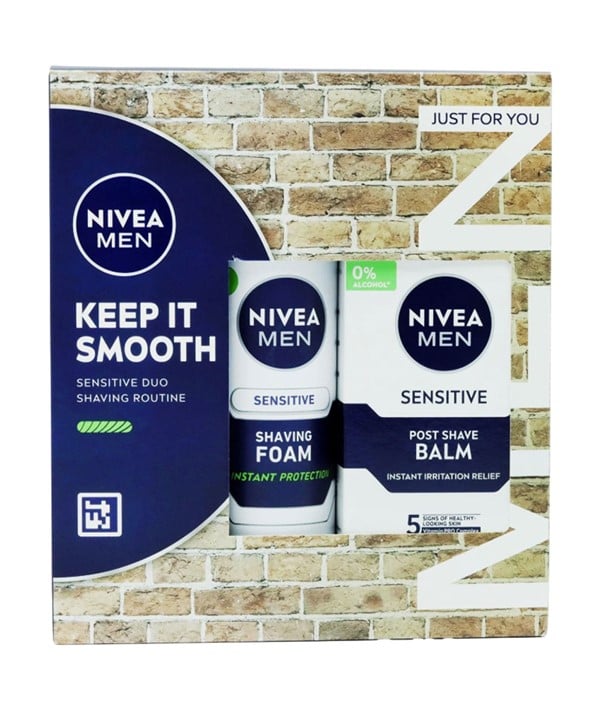 NIVEA MEN KEEP IT SMOOTH SENSITIVE DUO GIFT SET 