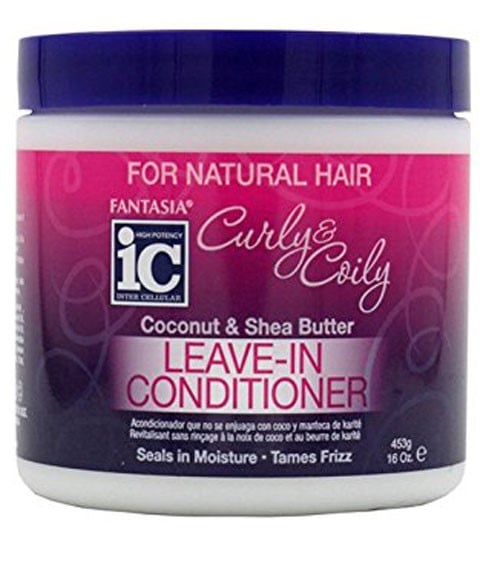 CURLY AND COILY COCONUT AND SHEA BUTTER LEAVE IN CONDITION