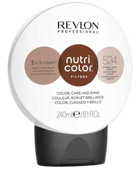 NUTRI COLOR 3 IN 1 CREAM 524 COPPERY PEARL BROWN 