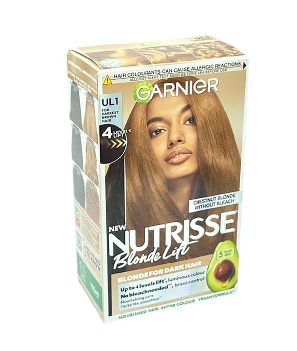 NUTRISSE BLONDE LIFT HAIR COLOR UL1 DARKEST BROWN HAIR 