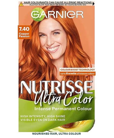 NUTRISSE ULTRA COLOR INTENSE PERMANENT COLOR 7.40 COPPER P