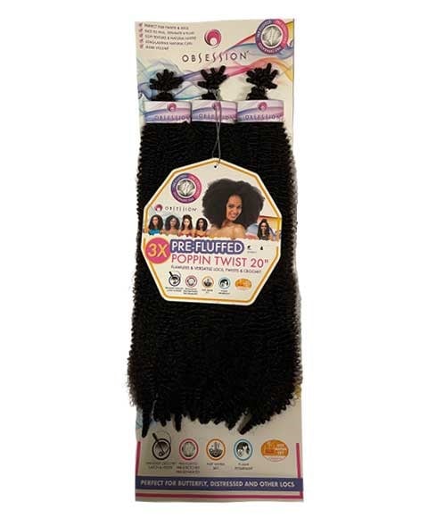 OBSESSION SYN 3X PRE FLUFFED POPPIN TWIST BRAIDS 