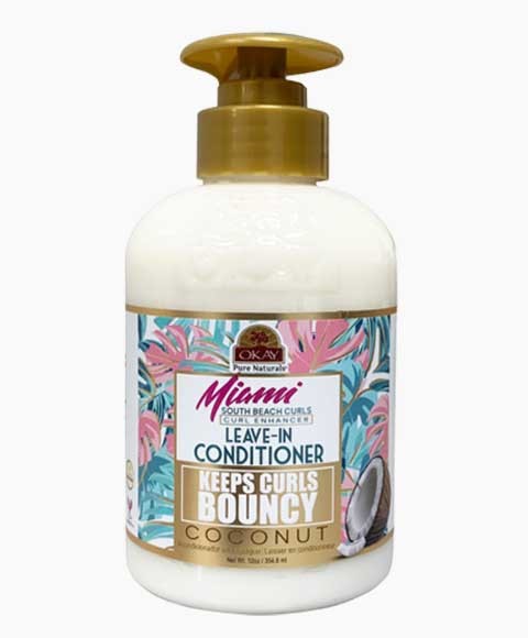 OKAY MIAMI KEEP CURLS BOUNCY COCONUT LEAVE IN CONDITIONER