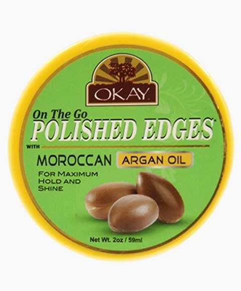 OKAY ON THE GO POLISHED EDGES WITH MOROCCAN ARGAN OIL 