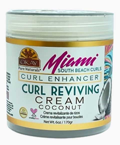 OKAY MIAMI CURL ENHANCER COCONUT CURL REVIVING CREAM 