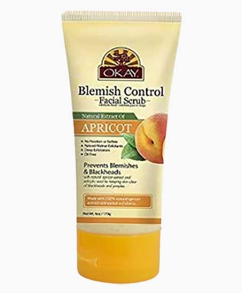 OKAY PURE NATURALS BLEMISH CONTROL APRICOT FACIAL SCRUB 