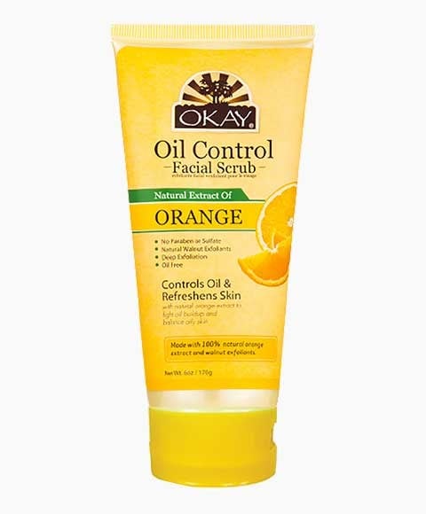 OKAY PURE NATURALS OIL CONTROL ORANGE FACIAL SCRUB 